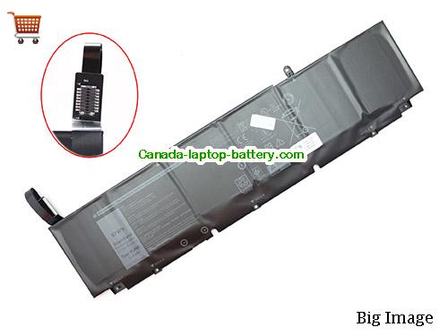 Dell XPS 17 9700 MXCWV Replacement Laptop Battery 8071mAh, 97Wh  11.4V Black Li-Polymer