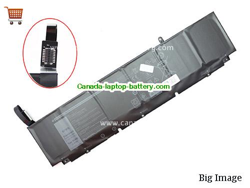 Dell XPS 17 9700 RVN68 Replacement Laptop Battery 8071mAh, 97Wh  11.4V Black Li-Polymer