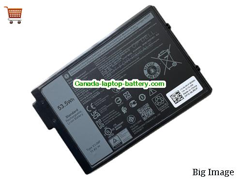 Genuine Dell Latitude 5430 Battery 4457mAh, 53.5Wh , 11.4V, Black , Li-ion