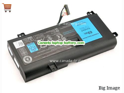 Dell ALW14D-5728 Replacement Laptop Battery 69Wh 11.1V Black Li-ion