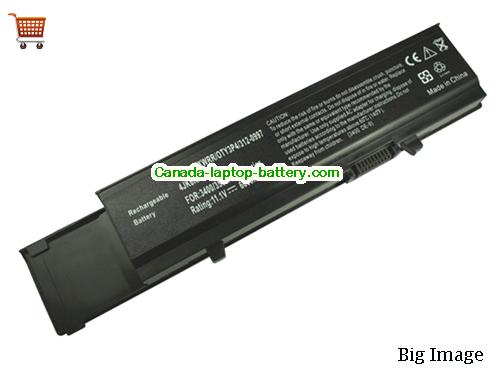 Dell 4JK6R Replacement Laptop Battery 6600mAh 11.1V Black Li-ion