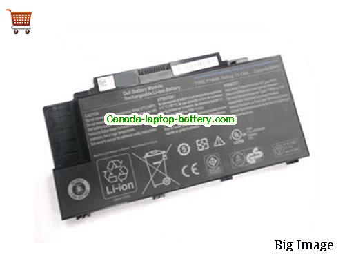 Genuine Dell P06F001 Battery 66Wh, 11.1V, Black , Li-ion