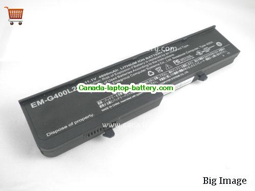 WINBOOK T250 Replacement Laptop Battery 4800mAh 11.1V Black Li-ion