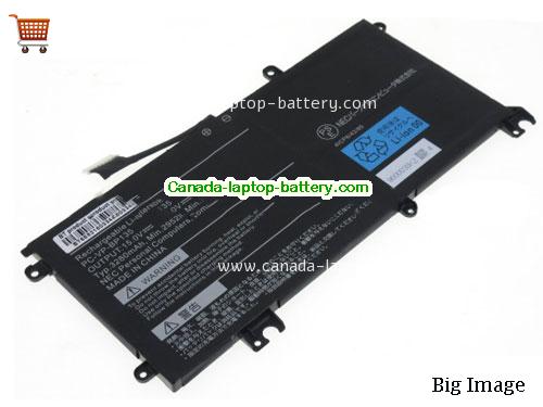 NEC PCVPBP135 Replacement Laptop Battery 3280mAh, 45Wh  15V Black Li-Polymer