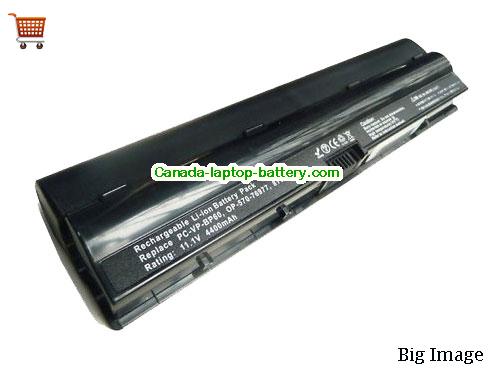 NEC PC-VP-BP60 Replacement Laptop Battery 4400mAh 11.1V Black Li-ion