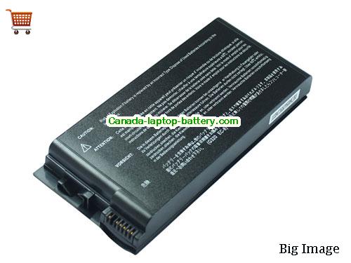 ECS LIP8020 Replacement Laptop Battery 4400mAh 14.8V Black Li-ion