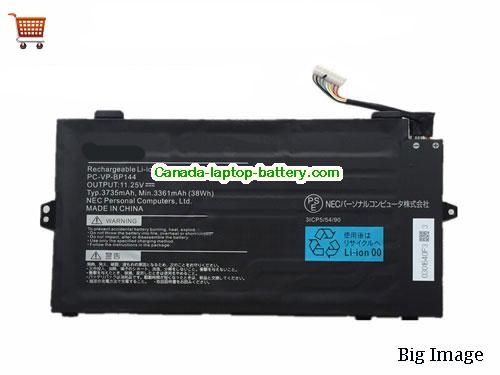 Canada Genuine PC-VP-BP144 Battery for NEC 3ICP5/54/90 Li-Polymer 11.25v 3361mah 38Wh