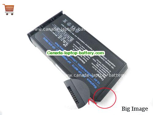 NEC 21-92368-01 Replacement Laptop Battery 4400mAh, 65Wh  14.8V Black Li-ion