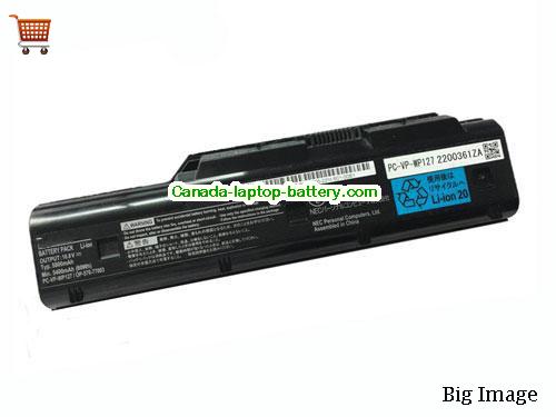 Genuine NEC PCVPWP103 Battery 4400mAh, 11.1V, Black , Li-ion