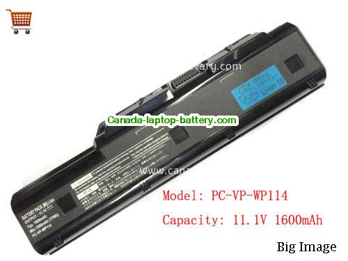 Genuine NEC PC-LL770CS6B Battery 1600mAh, 11.1V, Black , Li-lion