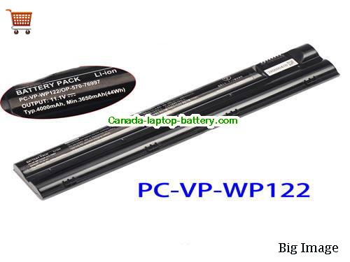 Genuine NEC PC-VK24LR/E Battery 4000mAh, 44Wh , 11.1V, Black , Li-lion