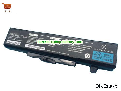 Genuine NEC PC-LE150N2W Battery 4400mAh, 47Wh , 10.8V, Black , Li-ion