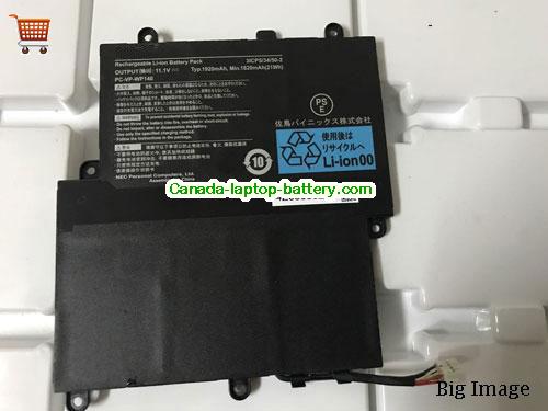 NEC PCVPWP140 Replacement Laptop Battery 1820mAh 11.1V Black Li-Polymer