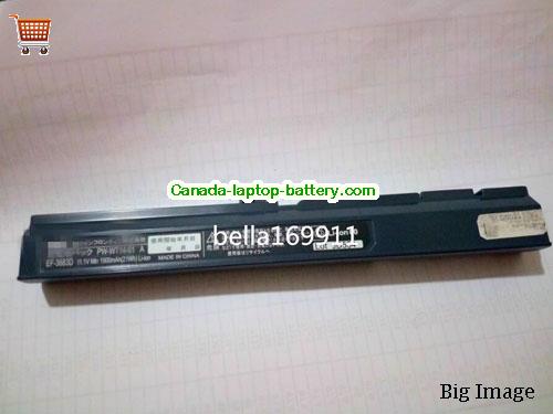 Genuine NEC Touchi PW-WT10-01 Battery 1900mAh, 21Wh , 11.1V, Black , Li-ion