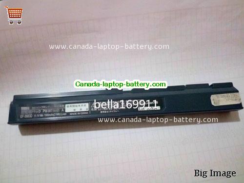 Genuine NEC Touchi PWWT1001 Battery 1900mAh, 21Wh , 11.1V, Black , Li-ion