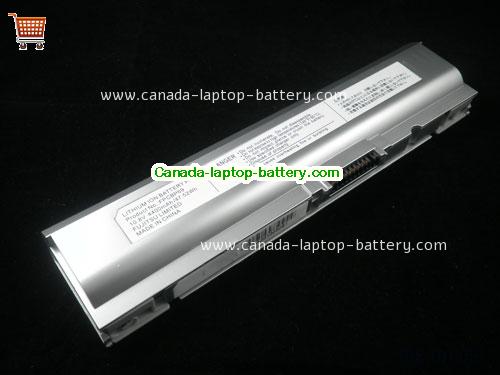 FUJITSU FMV Biblo Loox T60D Replacement Laptop Battery 4400mAh 10.8V Silver Li-ion