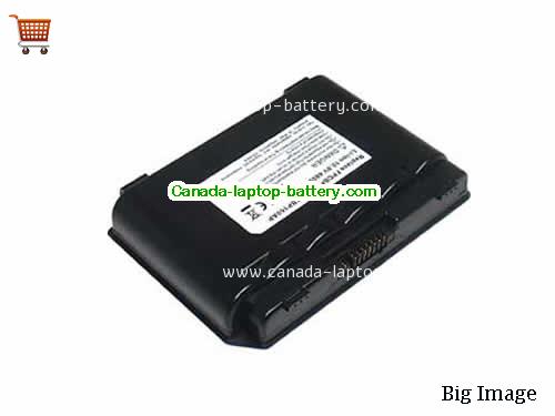 FUJITSU LifeBook A6120 Replacement Laptop Battery 4400mAh 10.8V Dark Gray Li-ion