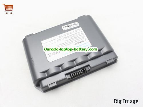 FUJITSU LifeBook A6025 Replacement Laptop Battery 4400mAh 10.8V Grey Li-ion