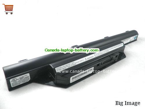 Canada Replacement Laptop Battery for  FUJITSU-SIEMENS LifeBook S6410,  Black, 4400mAh, 48Wh  10.8V