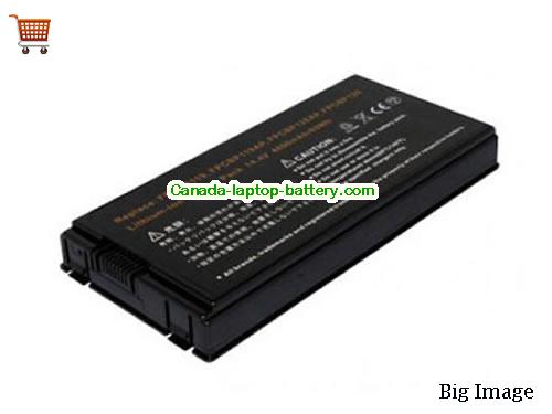 FUJITSU FPCBP119AP Replacement Laptop Battery 4400mAh 14.4V Black Li-ion