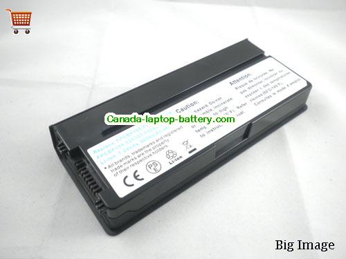 Canada Replacement Laptop Battery for  FUJITSU-SIEMENS S26391-F5049-L400, LifeBook P8010,  Black, 6600mAh 7.2V