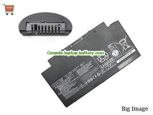 Genuine FUJITSU CP641484-01 Battery 4170mAh, 10.8V, Black , Li-ion