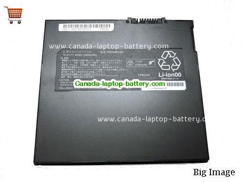 Genuine FUJITSU FMVNQL 7PA Battery 2900mAh, 42Wh , 14.4V, Black , Li-Polymer