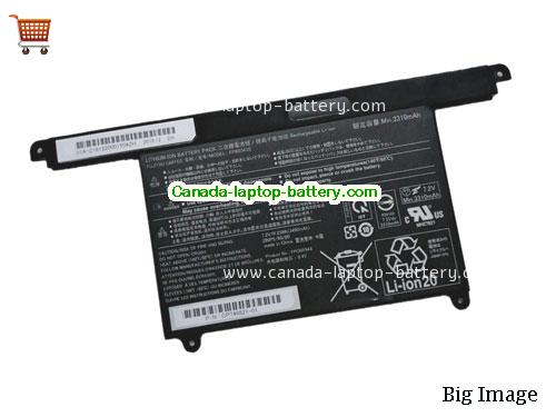 Genuine FUJITSU LIFEBOOK U939/A Battery 3490mAh, 25Wh , 7.2V, Black , Li-Polymer