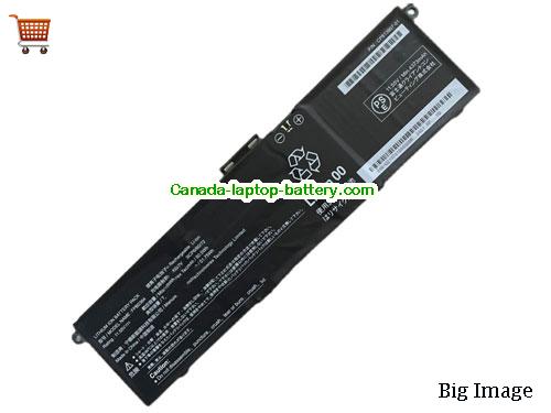Genuine FUJITSU CP813907-03 Battery 4481mAh, 51.75Wh , 11.55V, Black , Li-ion