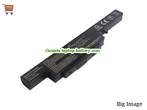 Canada Replacement Laptop Battery for   Black, 4400mAh, 48Wh  11.1V