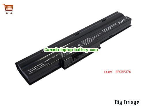 FUJITSU LIFEBOOK NH751 Replacement Laptop Battery 4400mAh, 66Wh  14.8V Black Li-ion