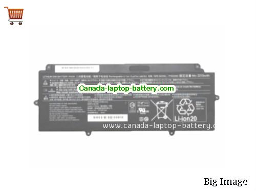 Genuine FUJITSU LifeBook U937 Battery 3490mAh, 50Wh , 14.4V, Black , Li-ion