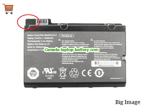 FUJITSU Amilo P55IM5 Replacement Laptop Battery 4400mAh 10.8V Black Li-ion