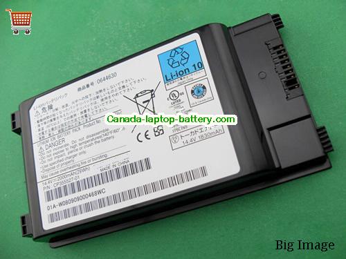 FUJITSU V1040LA Replacement Laptop Battery 2000mAh, 29Wh  14.4V Black Li-ion