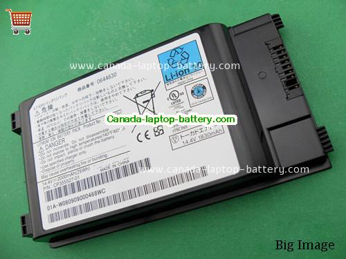 FUJITSU FPCBP192 Replacement Laptop Battery 2000mAh, 29Wh  14.4V Black Li-ion