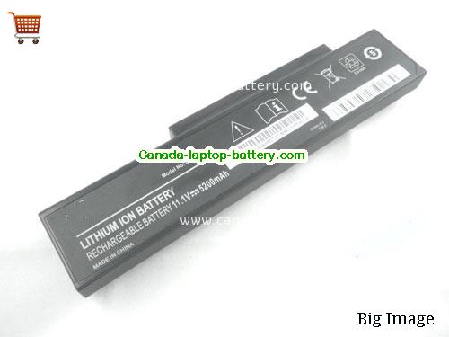 FUJITSU 60.4H80T.021 Replacement Laptop Battery 5200mAh 11.1V Black Li-ion