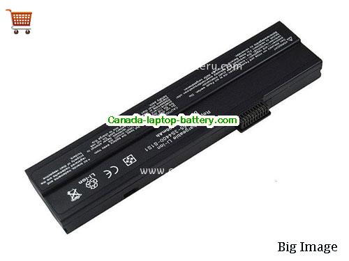 UNIWILL N259EN3 Replacement Laptop Battery 6600mAh 11.1V Black Li-ion