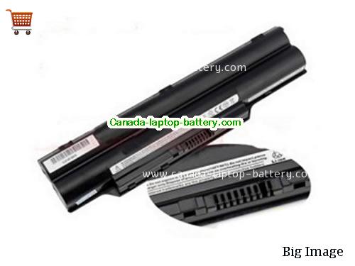 Genuine FUJITSU Lifebook E752/E Battery 4400mAh, 47Wh , 10.8V, Black , Li-ion