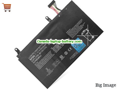 Genuine GIGABYTE P37K Battery 6830mAh, 76Wh , 11.1V, Black , Li-ion