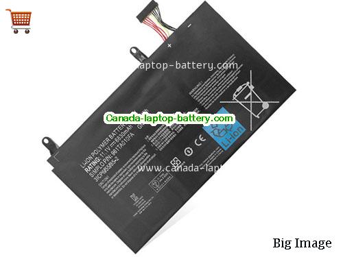 Genuine GIGABYTE GNSI60 Battery 6830mAh, 76Wh , 11.1V, Black , Li-ion