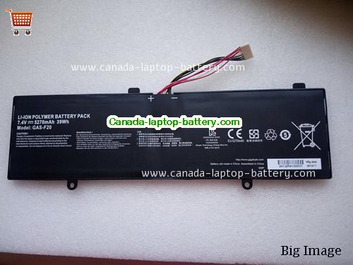 Canada Genuine GAS-F20 Battery for GIGABYTE S1185 Tablet 7.4V 5270mAh 39Wh