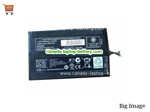 Genuine GIGABYTE GND-D20 Battery 4000mAh, 29.6Wh , 7.4V,  , Li-Polymer