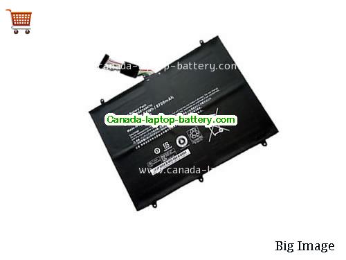 Canada Original Laptop Battery for  WACOM DTH-W1300, CINTIQ COMPANION 2,  Black, 8700mAh, 64Wh  7.4V