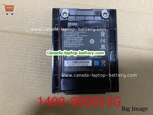 Canada Genuine 1400-900053G Battery for Getac Unitech PA760 Series Li-ion 6000mah