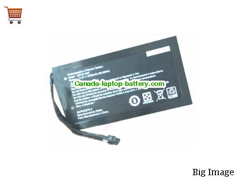 Genuine GETAC 3ICP5/55/763 Battery 8760mAh, 99.86Wh , 11.4V, Black , Li-Polymer