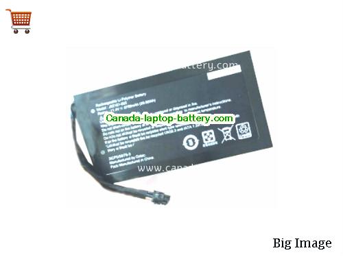 Genuine GETAC 3ICP5/55/76-3 Battery 8760mAh, 99.86Wh , 11.4V, Black , Li-Polymer