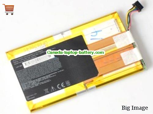 GETAC BP2S2P2100S-EX Replacement Laptop Battery 4200mAh, 4.2Ah 7.4V Black Li-Polymer