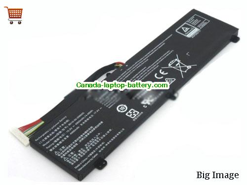 Genuine GETAC 4ICP563117 Battery 4900mAh, 15.2V, Black , Li-Polymer