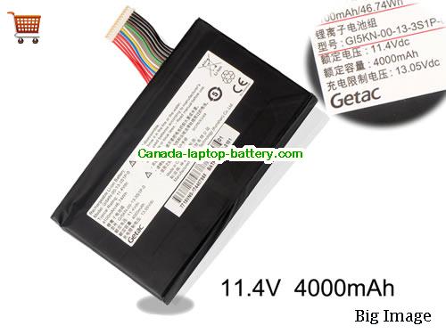 Genuine HASEE G15KN-11-16-3S1P-0 Battery 4100mAh, 46.74Wh , 11.4V, Black , Li-ion