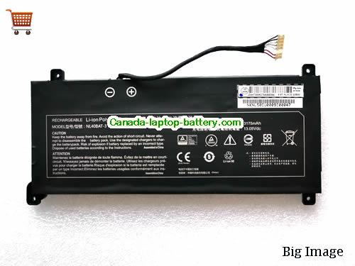Genuine GETAC NL40BAT-3 Battery 3175mAh, 36Wh , 11.4V, Black , Li-Polymer